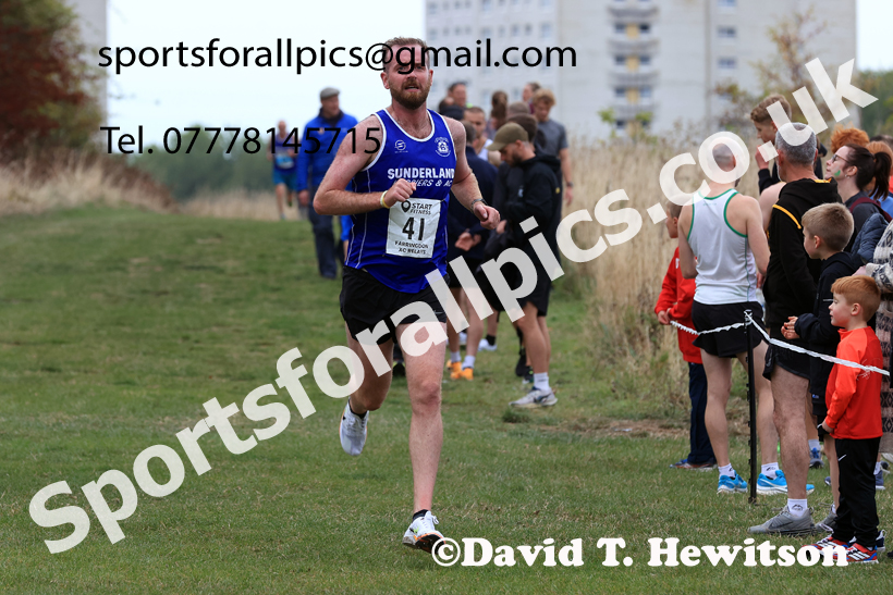 Senior Mens Relay, 2025 Farringdon Cross Country Relays, Sunderland. Photo: David T. Hewitson/Sports for All Pics